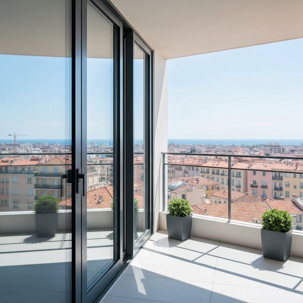 Appartement Nice - Baie vitrée