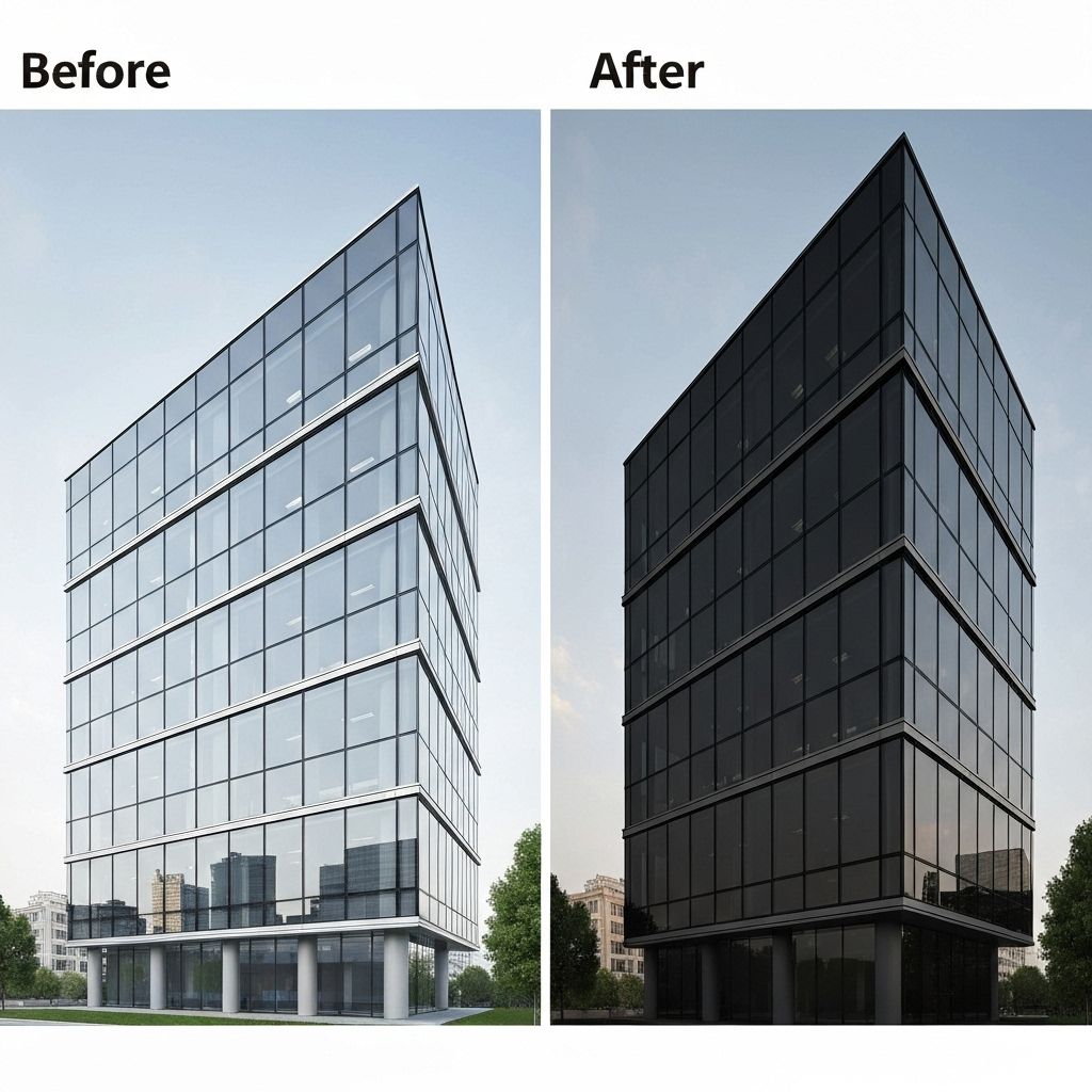 Bureau moderne - Protection solaire